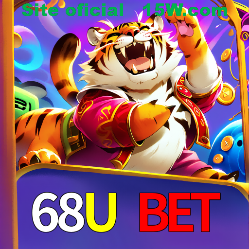 Imagem promocional da 68U Bet mostrando a plataforma e suas vantagens